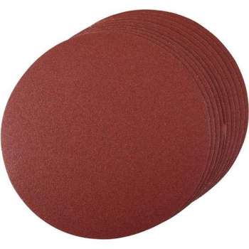 Silverline 250 mm klittenband schuurschijven, 10 pk.