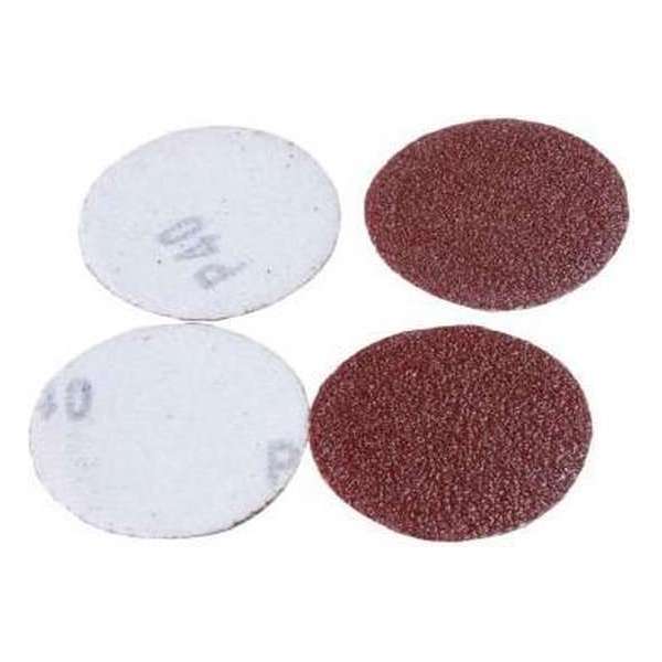 Velcro schuurschijven met klitteband 50 mm korrel 40 (100 stuks) Velcro schuurschijven met klitteband 50 mm korrel 40 (100 stuks)