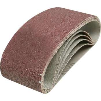 Silverline Schuurbanden - Schuurband - 75 x 457 mm. - 40 Korrel - 5 stuks
