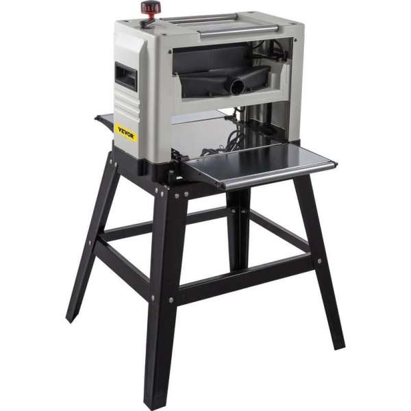 Dakta® Vandiktebank | 1500W | Vlakbank | Max breedte 319mm | Schaafbank | Stofuitlaat | Dikte 5-150mm | 9000RPM | Met onderstel Dakta® Vandiktebank | 1500W | Vlakbank | Max breedte 319mm | Schaafbank | Stofuitlaat | Dikte 5-150mm | 9000RPM | Met onderstel