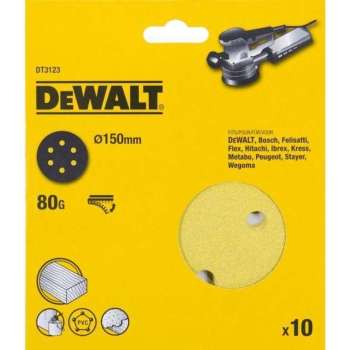 Dewalt DT3123 schuurschijven 150mm 80G