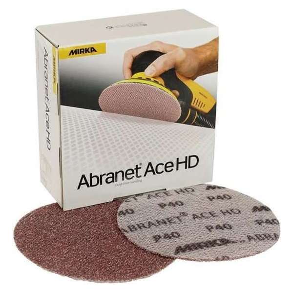 MIRKA Abranet ACE HD Schuurschijven 150mm - P40 MIRKA Abranet ACE HD Schuurschijven 150mm - P40