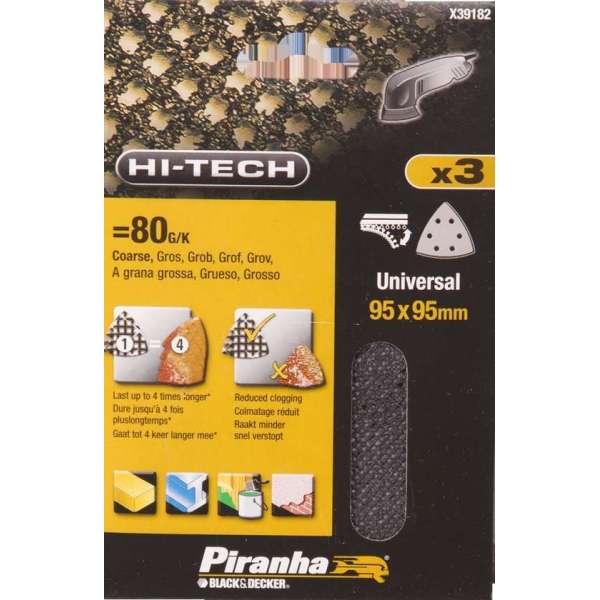 Piranha Schuurgaas Driehoek K80 Piranha Schuurgaas Driehoek K80