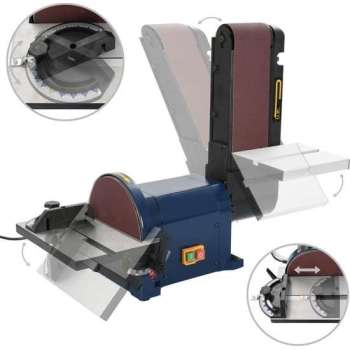 vidaXL Vlak- en bandschuurmachine elektrisch 550 W 200 mm  VDXL_144832