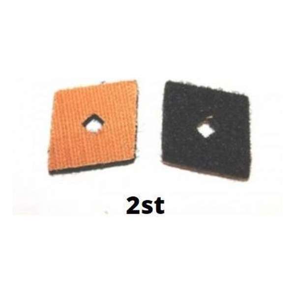 Black&Decker punt van schuurzool - 2 stuks - eindpunt zool schuurmachine vlakschuurmachine - KA160K, KA161, KA165GT Black&Decker punt van schuurzool - 2 stuks - eindpunt zool schuurmachine vlakschuurmachine - KA160K, KA161, KA165GT