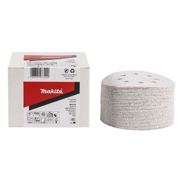 Makita P-37390 Schuurvellen - 125 x K60 - Hout (50st) Makita P-37390 Schuurvellen - 125 x K60 - Hout (50st)