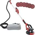 Wand- en plafondschuurmachine - Rood - Afzuigfunctie - 750 W - 4 meter lange stofslang