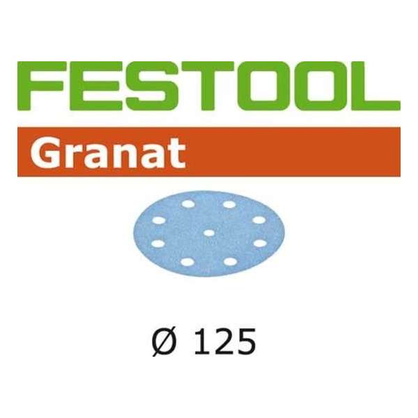 Festool 125mm schuurschijven(100x) korrel 120 497169 Festool 125mm schuurschijven(100x) korrel 120 497169