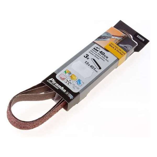 B&d schuurband voor powerfile X33376 K40 (Prijs per 2 stuks) B&d schuurband voor powerfile X33376 K40 (Prijs per 2 stuks)
