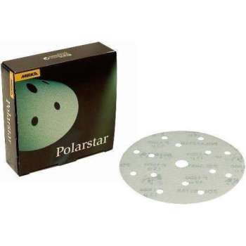 MIRKA Polarstar Micro Schuurschijven 150mm met 15 gaten - P1500