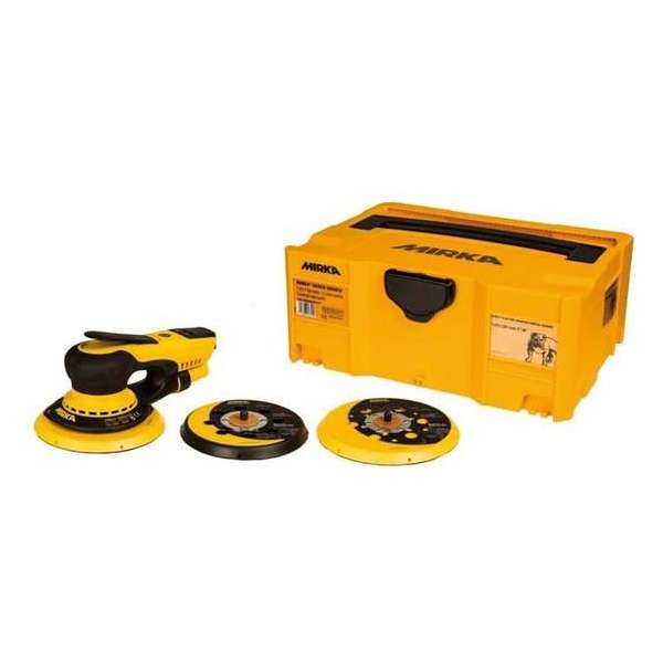 MIRKA DEROS 650CV Electrische Handpalmschuurmachine 125mm +150mm in koffer MIRKA DEROS 650CV Electrische Handpalmschuurmachine 125mm +150mm in koffer