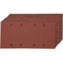 93 x 190 mm geperforeerde klittenband schuurvellen, 10 pk.