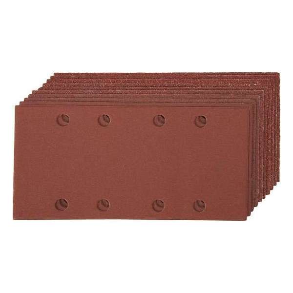 93 x 190 mm geperforeerde klittenband schuurvellen, 10 pk. 93 x 190 mm geperforeerde klittenband schuurvellen, 10 pk.