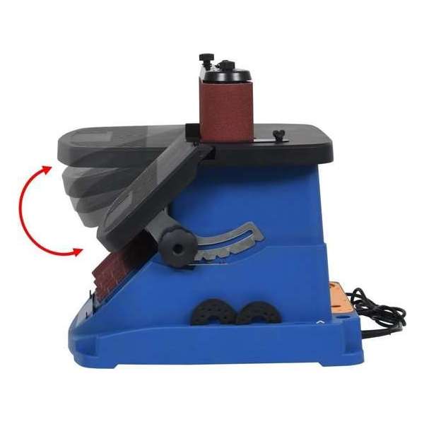 vidaXL Spil- en bandschuurmachine oscillerend 450 W blauw vidaXL Spil- en bandschuurmachine oscillerend 450 W blauw