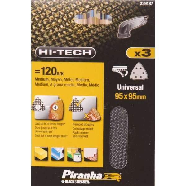 Piranha Schuurgaas Driehoek K120 Piranha Schuurgaas Driehoek K120