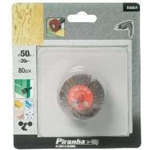 Piranha Schuurwiel 50 mm lang 80K X34041 Piranha Schuurwiel 50 mm lang 80K X34041