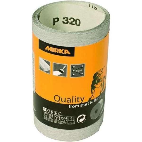 MIRKA Carat 115mm x 5 meter op minirol - P280 MIRKA Carat 115mm x 5 meter op minirol - P280