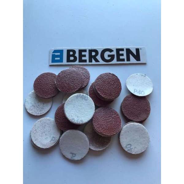 Velcro schuurschijven met klitteband 50 mm verschillende korrel groftes 100 stuks Velcro schuurschijven met klitteband 50 mm verschillende korrel groftes 100 stuks