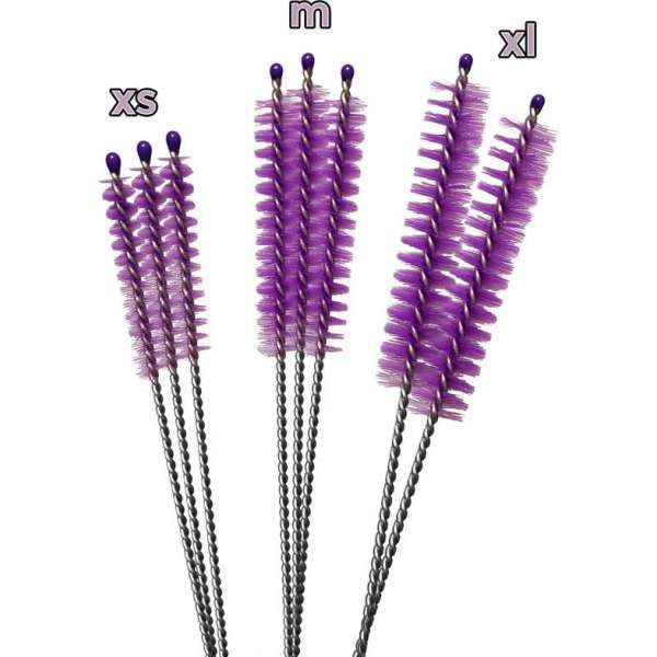 Set van 40 borstels voor schoonmaak, maat: XS Set van 40 borstels voor schoonmaak, maat: XS