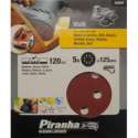 Piranha Schuurschijf  excentrische schuurmachine 125mm, 120K 5 stuks X32037