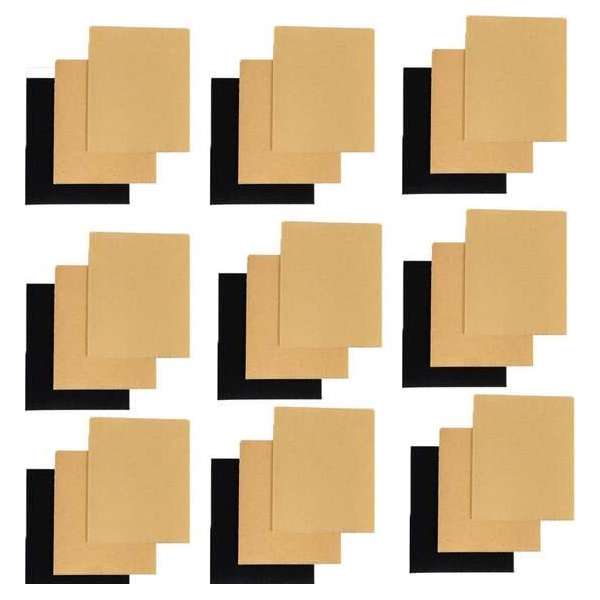 Schuurpapier 14 cm x 11.4 cm - 36 stuks Schuurpapier 14 cm x 11.4 cm - 36 stuks