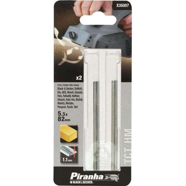 Piranha 2 HM schaafbeitels 5,5 x 82,0 mm, 2 stuks X35007 Piranha 2 HM schaafbeitels 5,5 x 82,0 mm, 2 stuks X35007
