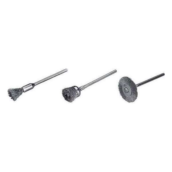 Wolfcraft Staaldraad-miniborstelset 3-delig 2114000 3 stuk(s) Wolfcraft Staaldraad-miniborstelset 3-delig 2114000 3 stuk(s)