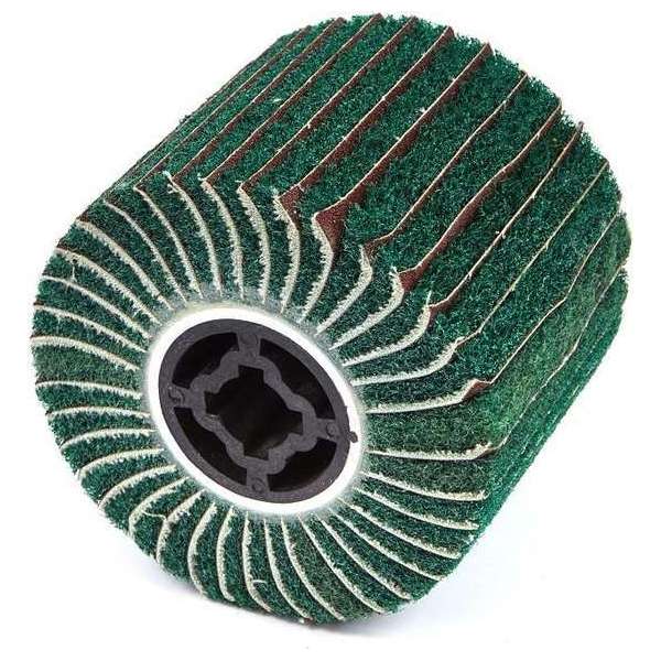 Nylon Web Schuurcylinder Met Schuurlamellen K180 voor Satineermachine Nylon Web Schuurcylinder Met Schuurlamellen K180 voor Satineermachine