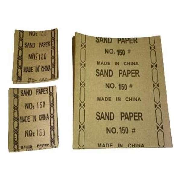 Schuurpapier - bruin / Zwart - Set van 20 stuks Schuurpapier - bruin / Zwart - Set van 20 stuks