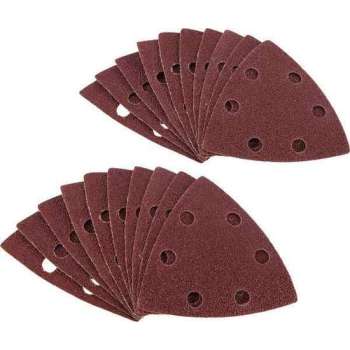 Westfalia Schuurpapier Set 20 stuks voor deltaschuurmachines, korrel 80