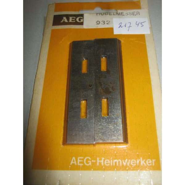AEG 2 stuks Reservemessen voor Schaafmachine AEG 2 stuks Reservemessen voor Schaafmachine