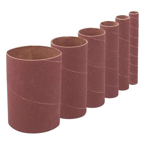 Silverline 114 mm schuurkoker, 6 pk. korrel 80 Silverline 114 mm schuurkoker, 6 pk. korrel 80
