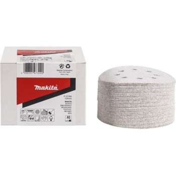 Makita P-37409 Schuurschijven - 125 x K80 - non-ferro metalen (50st)
