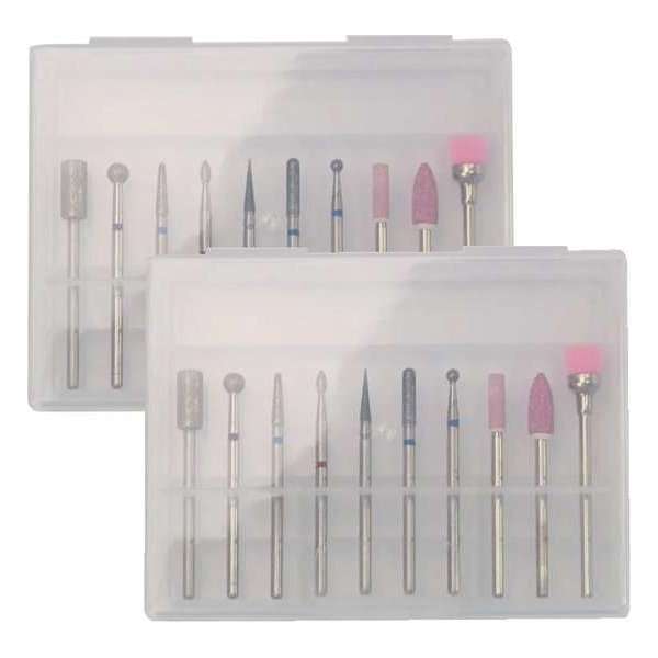 Set van 20 stuks micro freesjes voor fijn werk (nagelstyling) Set van 20 stuks micro freesjes voor fijn werk (nagelstyling)