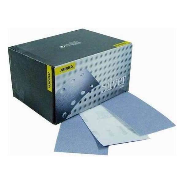 MIRKA Q-Silver Schuurstroken 70x125mm zonder gaten - P240 MIRKA Q-Silver Schuurstroken 70x125mm zonder gaten - P240