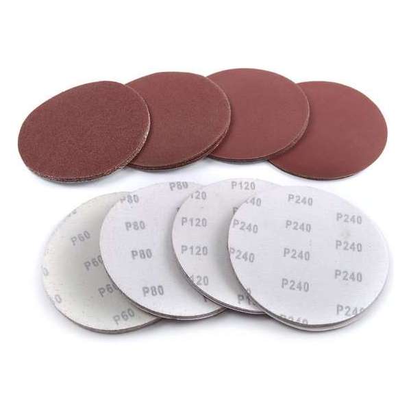 10 stuks 150 mm K120 Schuurschijf met Klittenband 10 stuks 150 mm K120 Schuurschijf met Klittenband