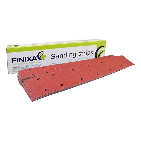 FINIXA Schuurstroken 70x420mm met 14 gaten - P320 FINIXA Schuurstroken 70x420mm met 14 gaten - P320
