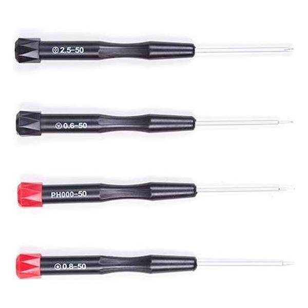 4 Pieces Screwdriver set for iPhone and Samsung repairs 1x tri-wing 1x Phillips 1x Flat/cros 1X Pentalobe 4 Pieces Screwdriver set for iPhone and Samsung repairs 1x tri-wing 1x Phillips 1x Flat/cros 1X Pentalobe