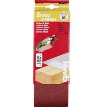 KWB Schuurbanden 75 x 457 - 3 Stuks - Korrel 150