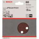 Bosch - 5-delige schuurbladenset 125 mm, 60