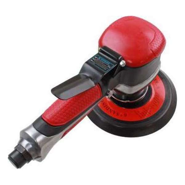 Professionele dubbelwerkende excentrische schuurmachine op perslucht 150 mm Professionele dubbelwerkende excentrische schuurmachine op perslucht 150 mm