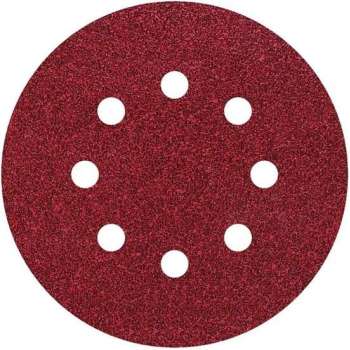 Wolfcraft Schuurschijf - K80 - Ø 125 mm - 25 Stuks