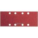 Dronco, abrasive strips 93 x 177 mm, for Klettsysthem, K120, 10 pieces, 8-hole