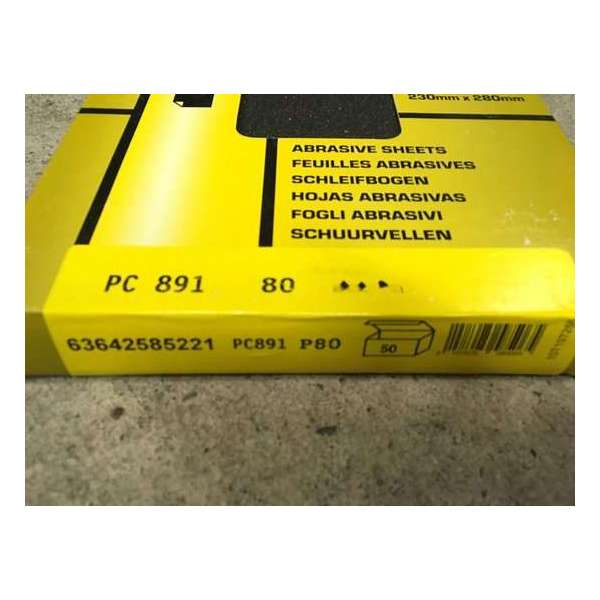 Flexovit Waterproof schuurpapier 23 x 28 cm K80, pak 50 vel. Flexovit Waterproof schuurpapier 23 x 28 cm K80, pak 50 vel.
