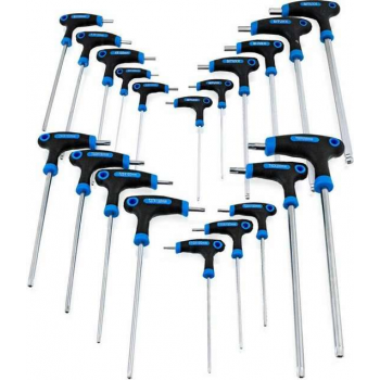 Torx / inbus T-schroevendraaierset - 20-delig