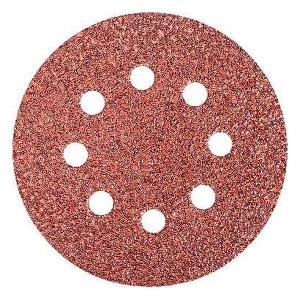 Schuurcircel 125mm, K60 3 stuks verpakking, Velcro Schuurcircel 125mm, K60 3 stuks verpakking, Velcro