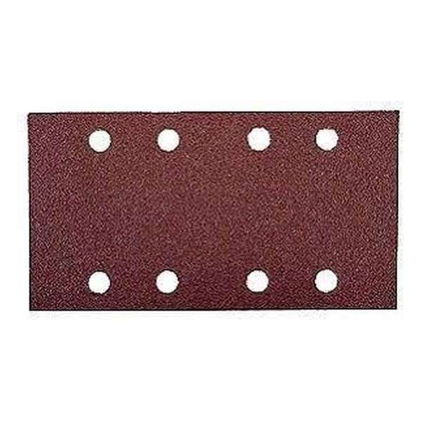 Vlakschuurpapier VELCRO, K80 93x185mm, 5 Stuks Verpakking Vlakschuurpapier VELCRO, K80 93x185mm, 5 Stuks Verpakking