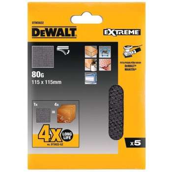 Dewalt Mesh schuurgaas 115 x 115mm K80