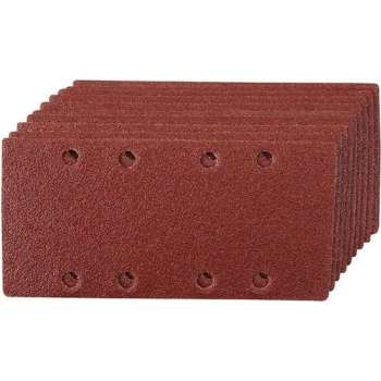 Silverline Geperforeerde Klittenband Schuurpapier - 93 x 185 mm. - 60 Korrel - 10 stuks