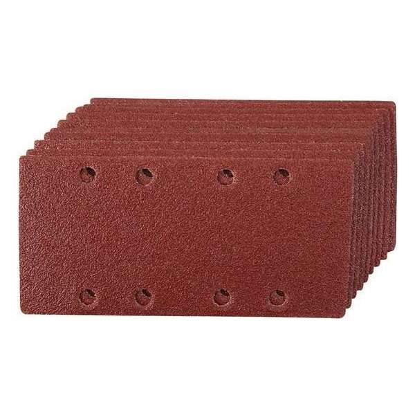 Silverline Geperforeerde Klittenband Schuurpapier - 93 x 185 mm. - 60 Korrel - 10 stuks Silverline Geperforeerde Klittenband Schuurpapier - 93 x 185 mm. - 60 Korrel - 10 stuks